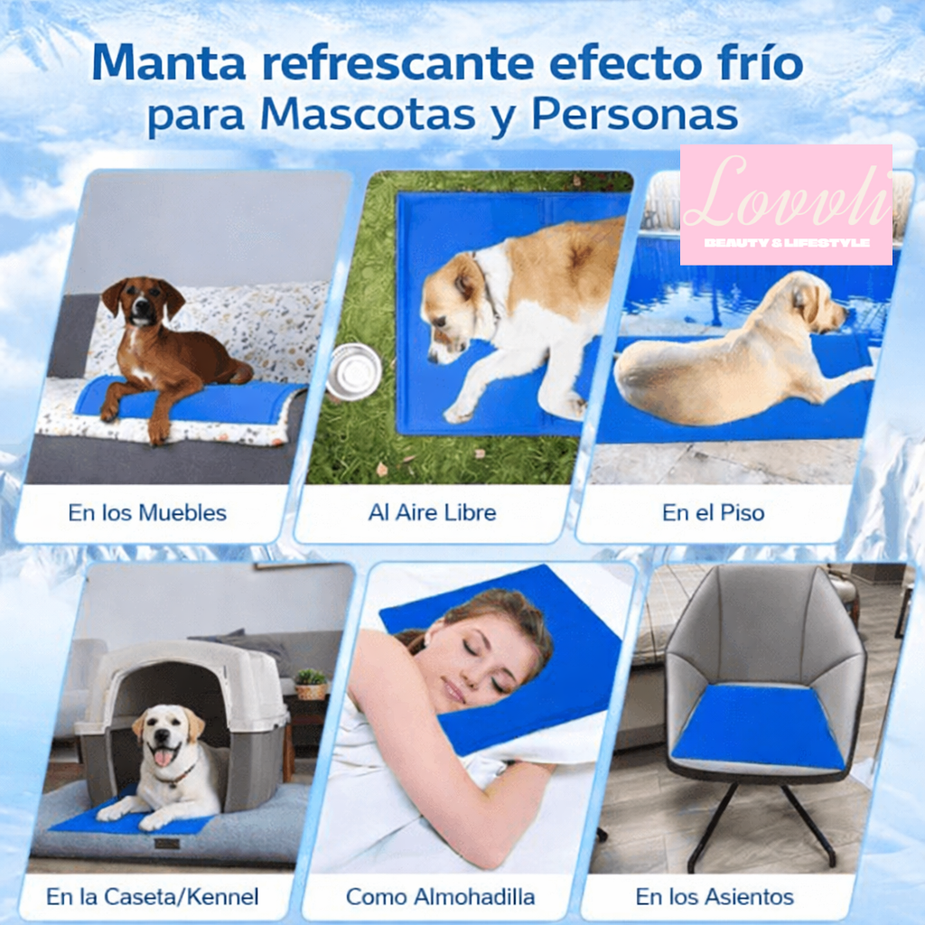 CoolPet®  Manta Refrescante para Mascotas🧊🐶🐱